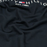 TOMMY PREMIUM SELF EMB ZIP-UP POLO SHIRT (NAVY BLUE)